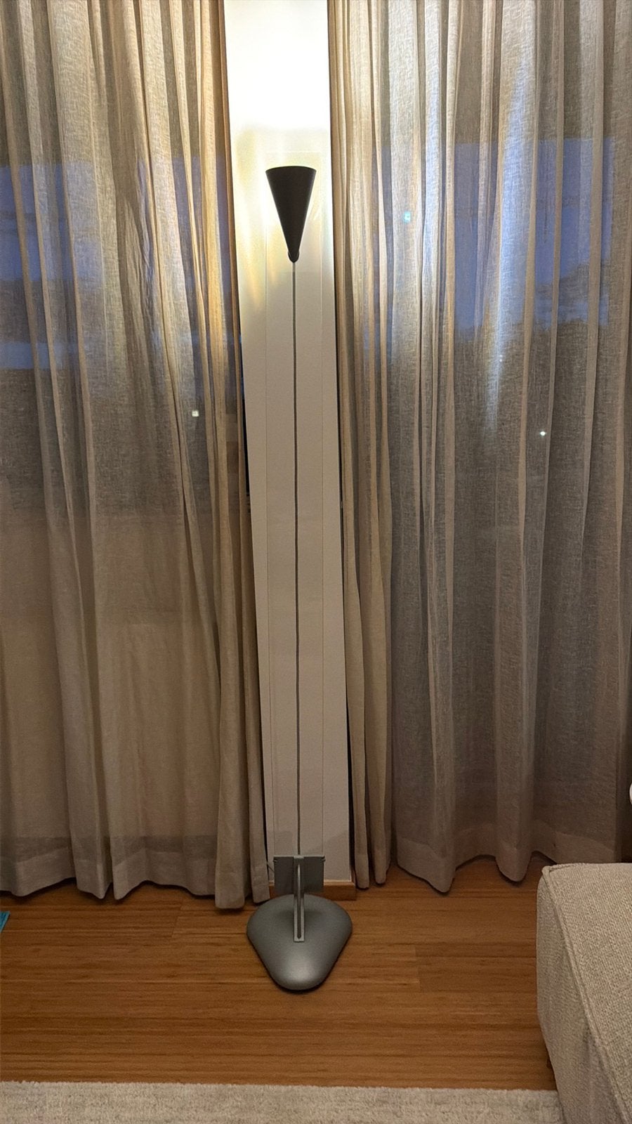 Design staanlamp, Huis en Inrichting, Ophalen, Zo goed als nieuw, Glas, Modern