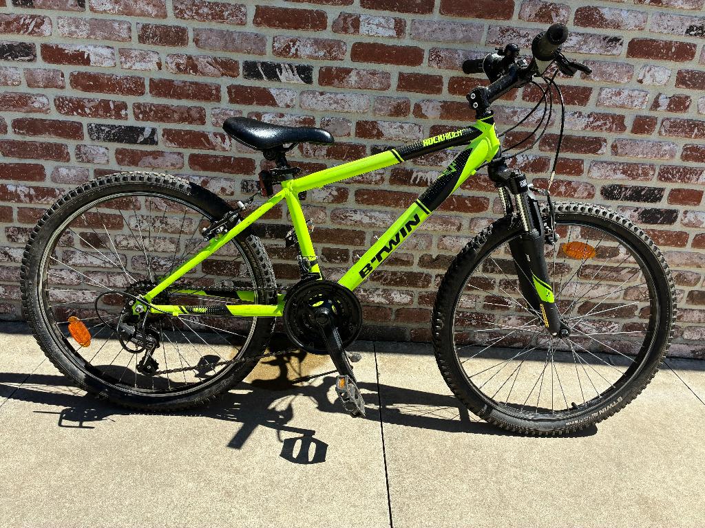 Mountainbike Rockrider 24 inch, Fietsen en Brommers, Ophalen, 20 inch of meer, Gebruikt, Velgrem