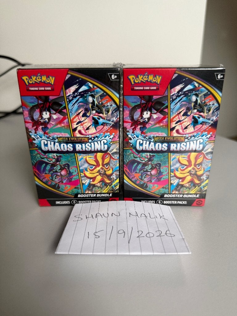 Pokémon TCG 2x Booster Bundle Chaos Rising – Sealed, Hobby en Vrije tijd, Ophalen of Verzenden, Nieuw, Boosterbox