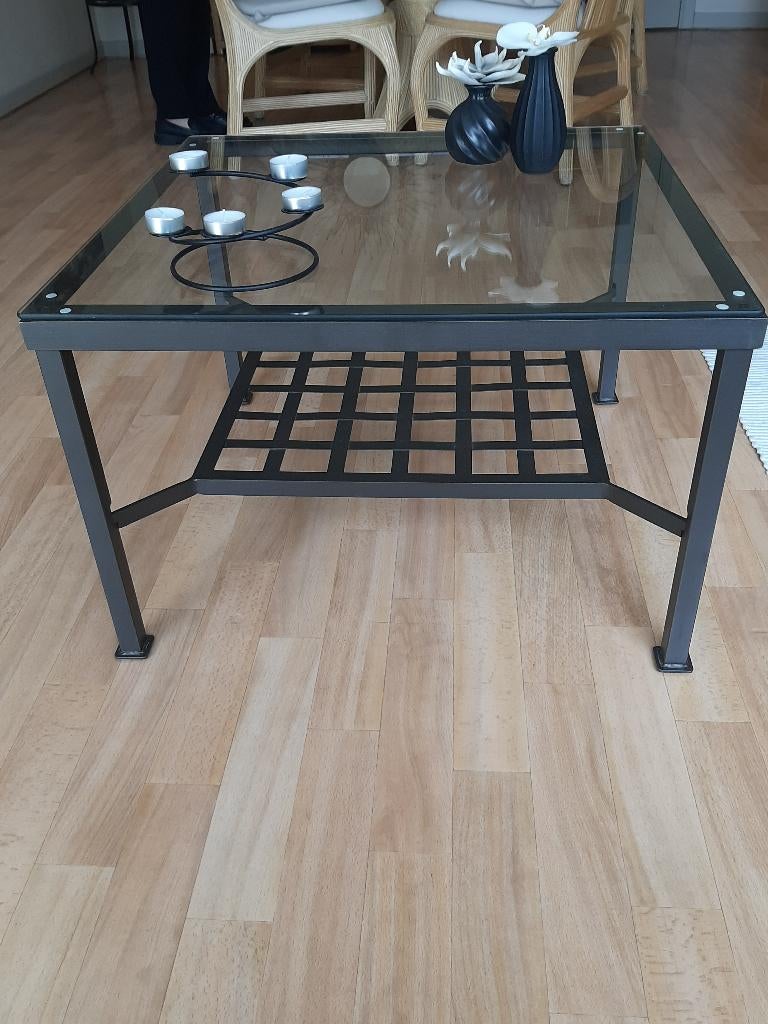 Table salon en fer forgé, Maison & Meubles, Tables | Tables de salon, Moins de 50 cm, Enlèvement, 50 à 100 cm, Métal