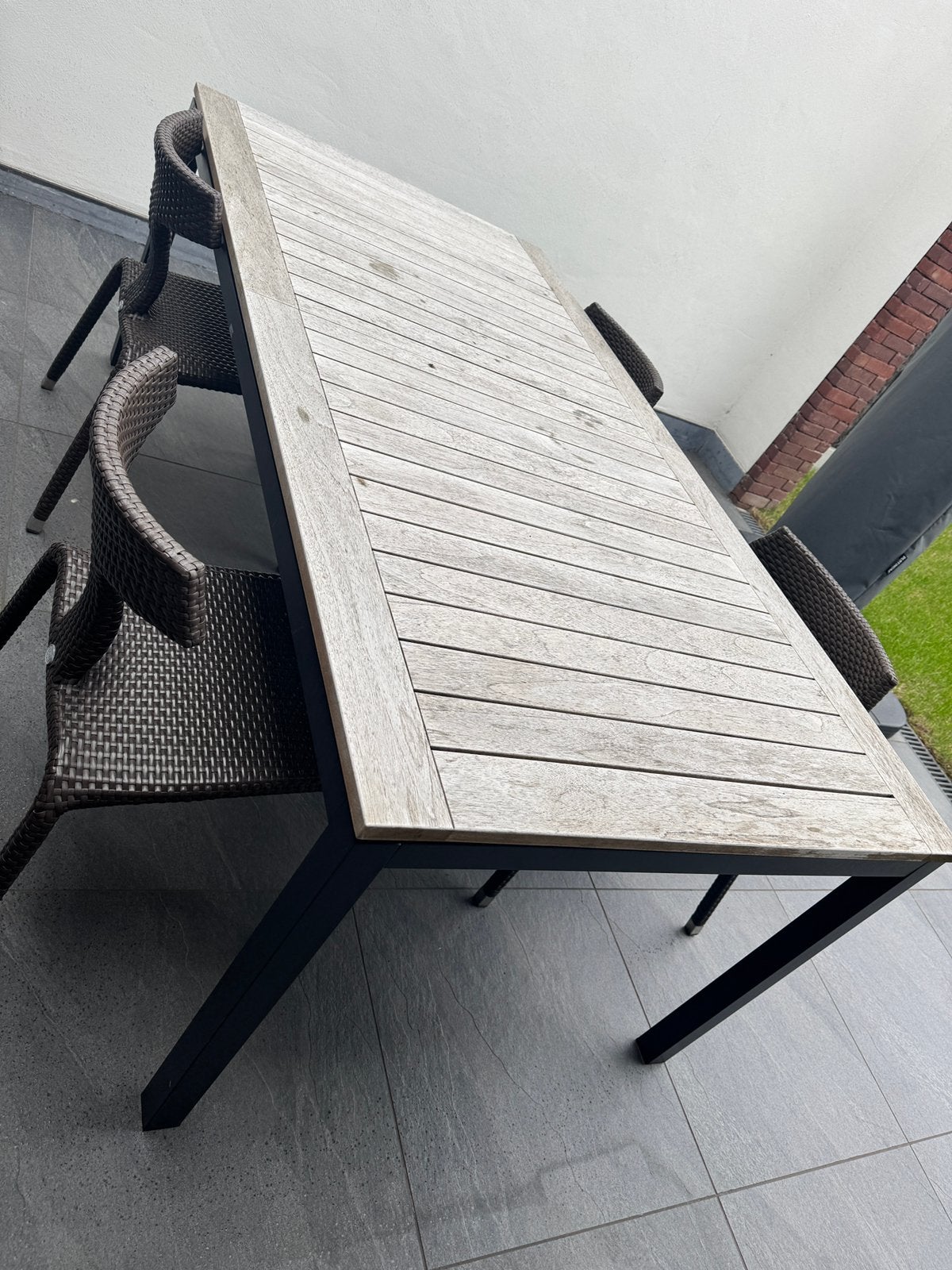 Bristol uitschuifbare tuintafel, Ophalen, Zo goed als nieuw