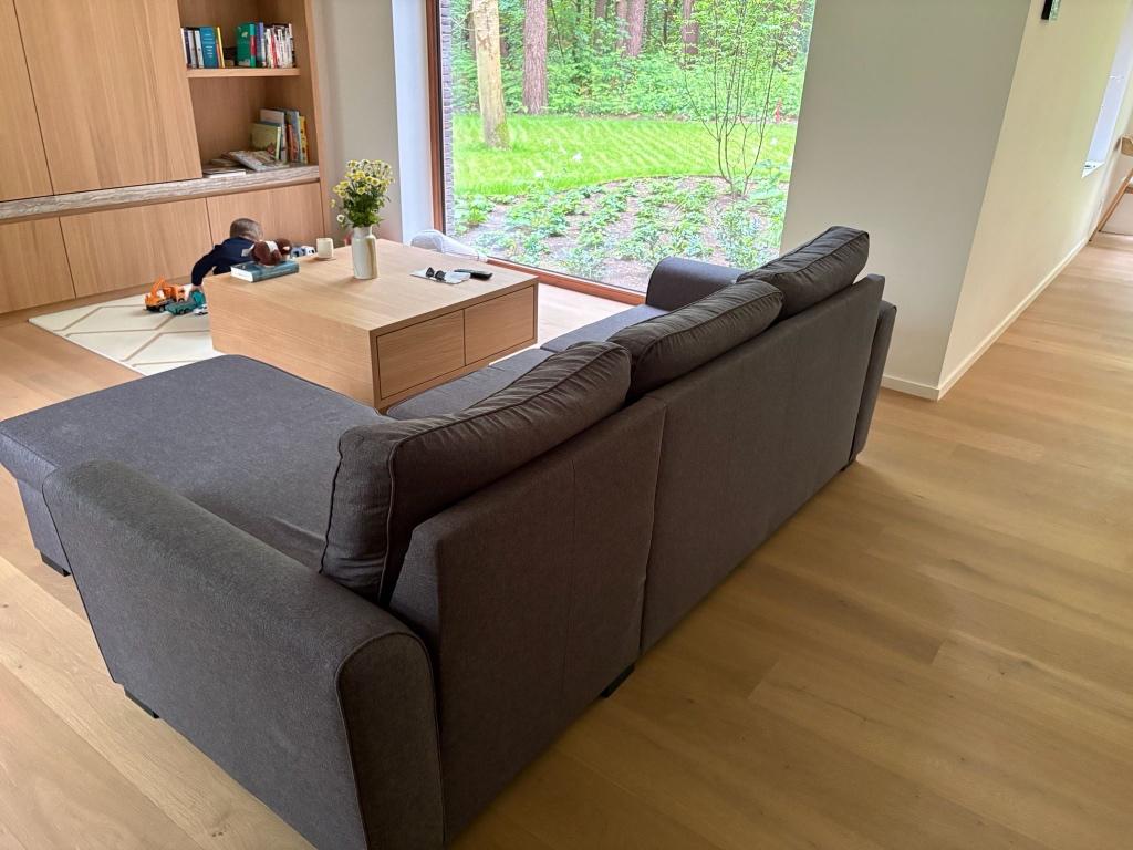 Zetel/ sofa Maison du monde met handige opbergruimte, Maison & Meubles, Canapés | Salons, Banc d'angle, 150 à 200 cm, Enlèvement