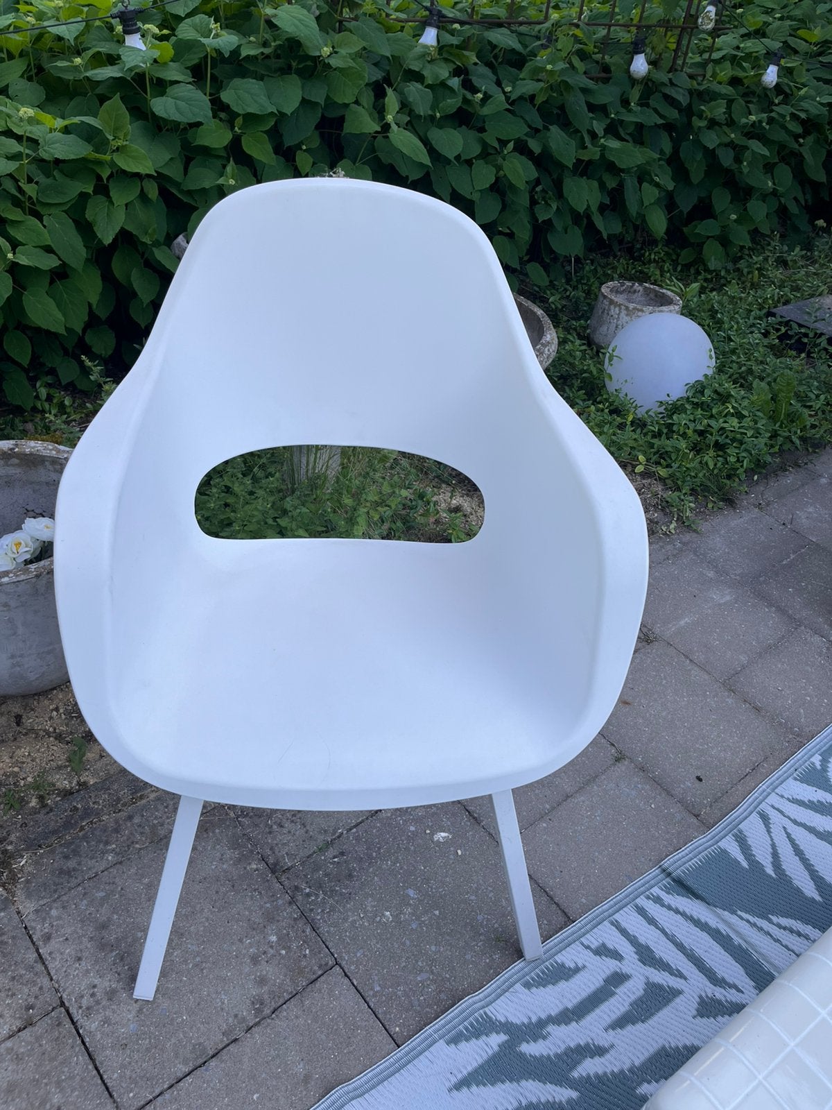 Witte kuipstoel, Enlèvement, Utilisé, Synthétique