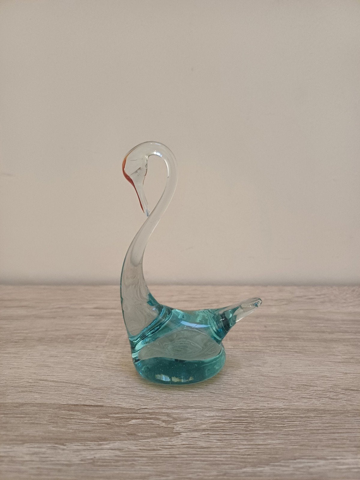 Vintage glazen zwaan, Ophalen of Verzenden