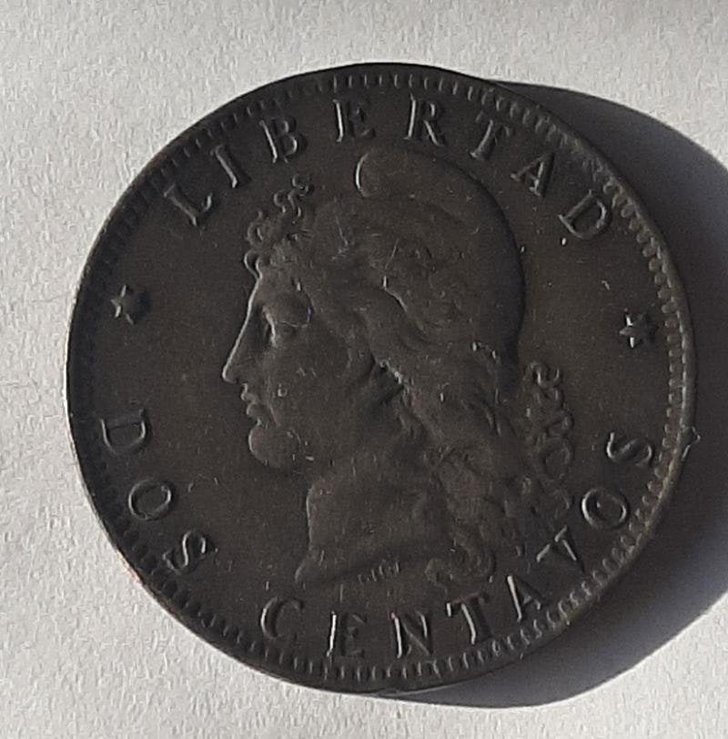 Argentine - 2 centavos 1891, Enlèvement ou Envoi