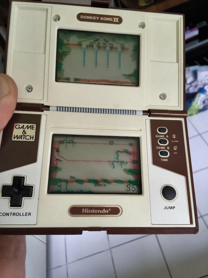 Nintendo Game & Watch Donkey Kong II JR-55 1983 – Complet, Consoles de jeu & Jeux vidéo, 1 joueur, À partir de 7 ans, Aventure et Action