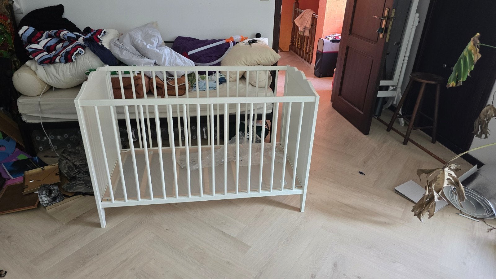 Babybedje+matras, Ophalen