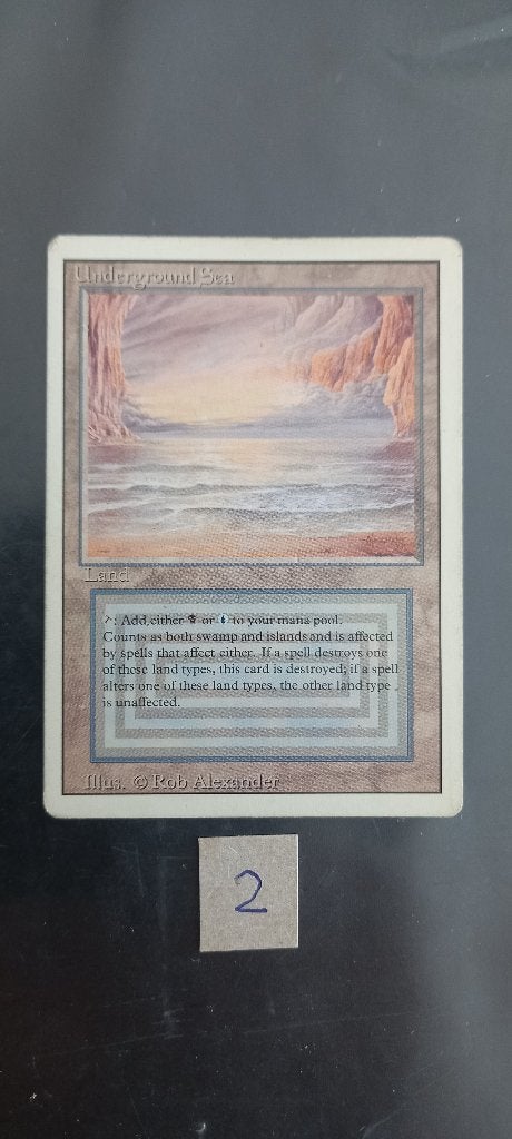 MTG - Underground Sea 2, Enlèvement ou Envoi, Utilisé, Cartes en vrac
