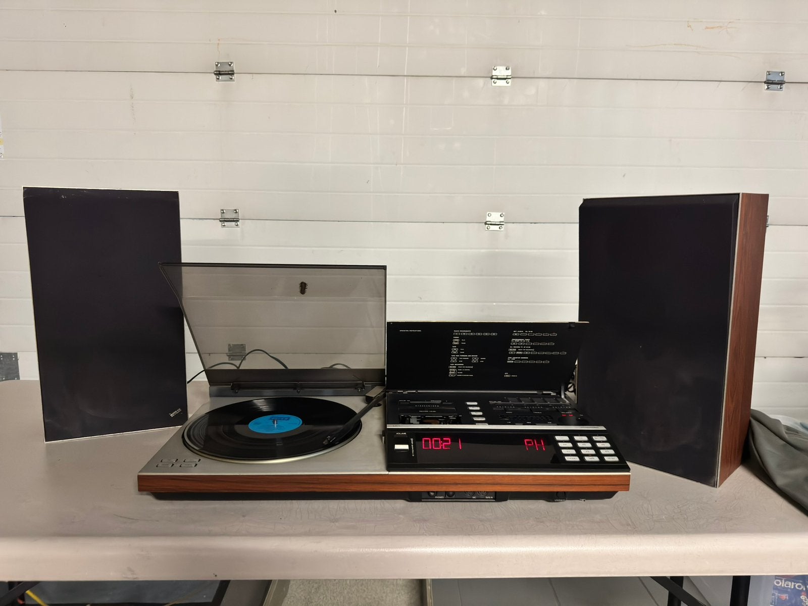 Bang & Olufsen Beocenter 7000 platenspeler + Beovox S35-2, Ophalen of Verzenden, Zo goed als nieuw, Platenspeler