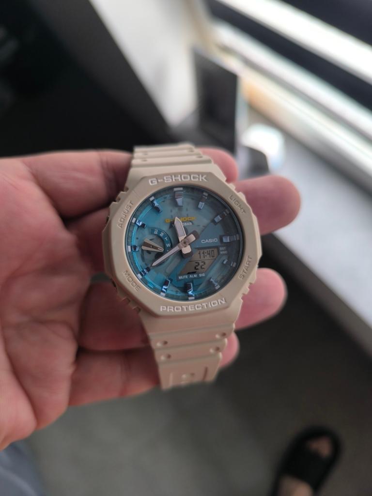 Casio G-Shock GA-2100AS-5AER, Handtassen en Accessoires, Horloges | Heren, Ophalen of Verzenden, Casio