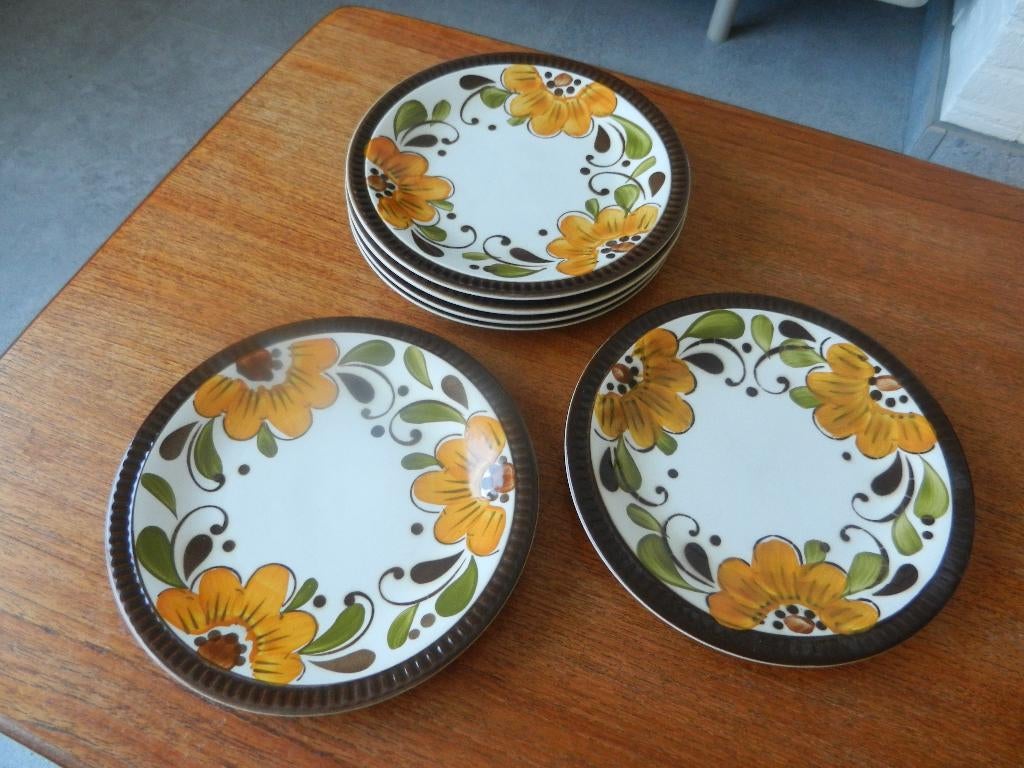 Boch Paradiso ontbijt/dessert bordjes (6) 19 cm - ongebruikt, Ophalen of Verzenden