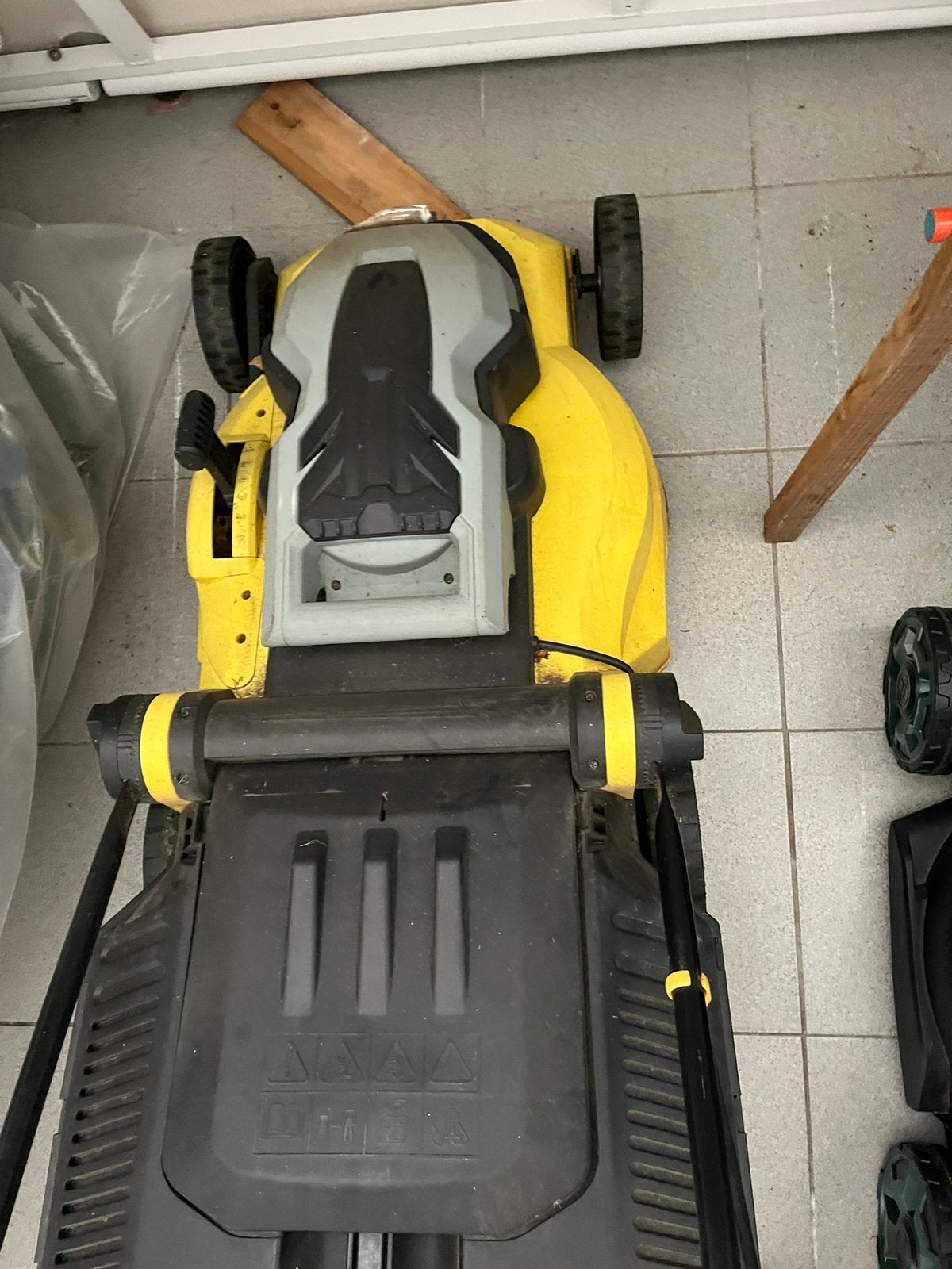 Elektronische grasmaaier topcraft, Jardin & Terrasse, Enlèvement, Utilisé