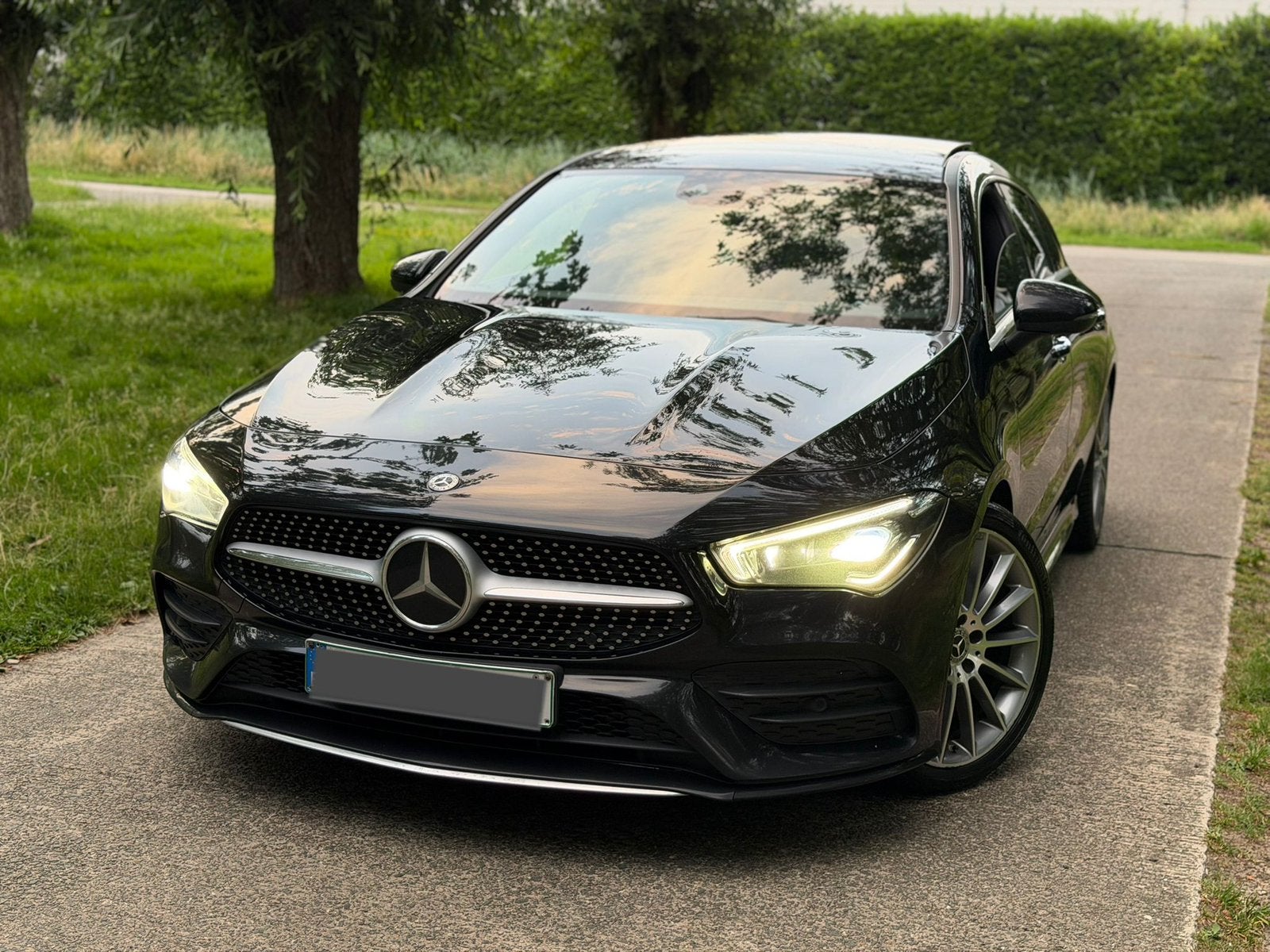 Mercdes CLA 220D AMG-Line 2020 289.000km Euro6B, Auto's, Mercedes-Benz, CLA, Euro 6, Zwart, 5 deurs