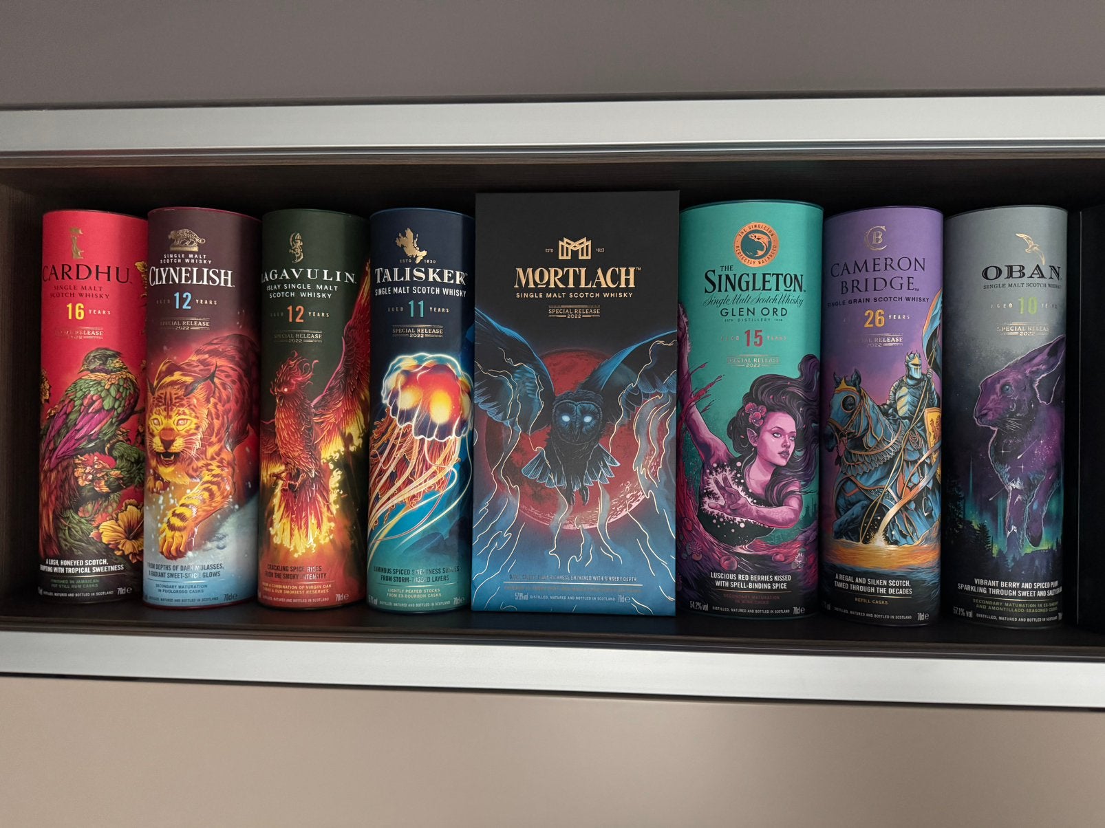 2022 whisky diageo special releases - volledige set, Verzamelen, Wijnen, Ophalen, Overige gebieden, Overige typen, Nieuw