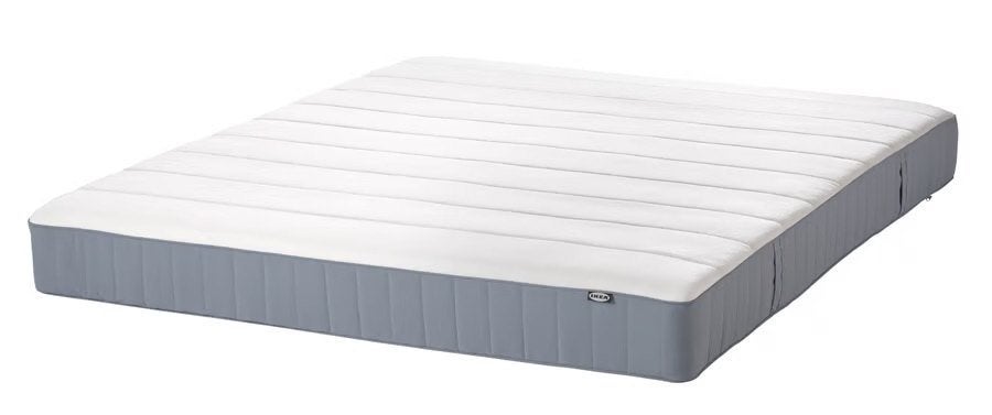 IKEA Bed frame + Mattress + Slatted bed base all 140x200 cm, Autres couleurs, 140 cm, Enlèvement, Utilisé