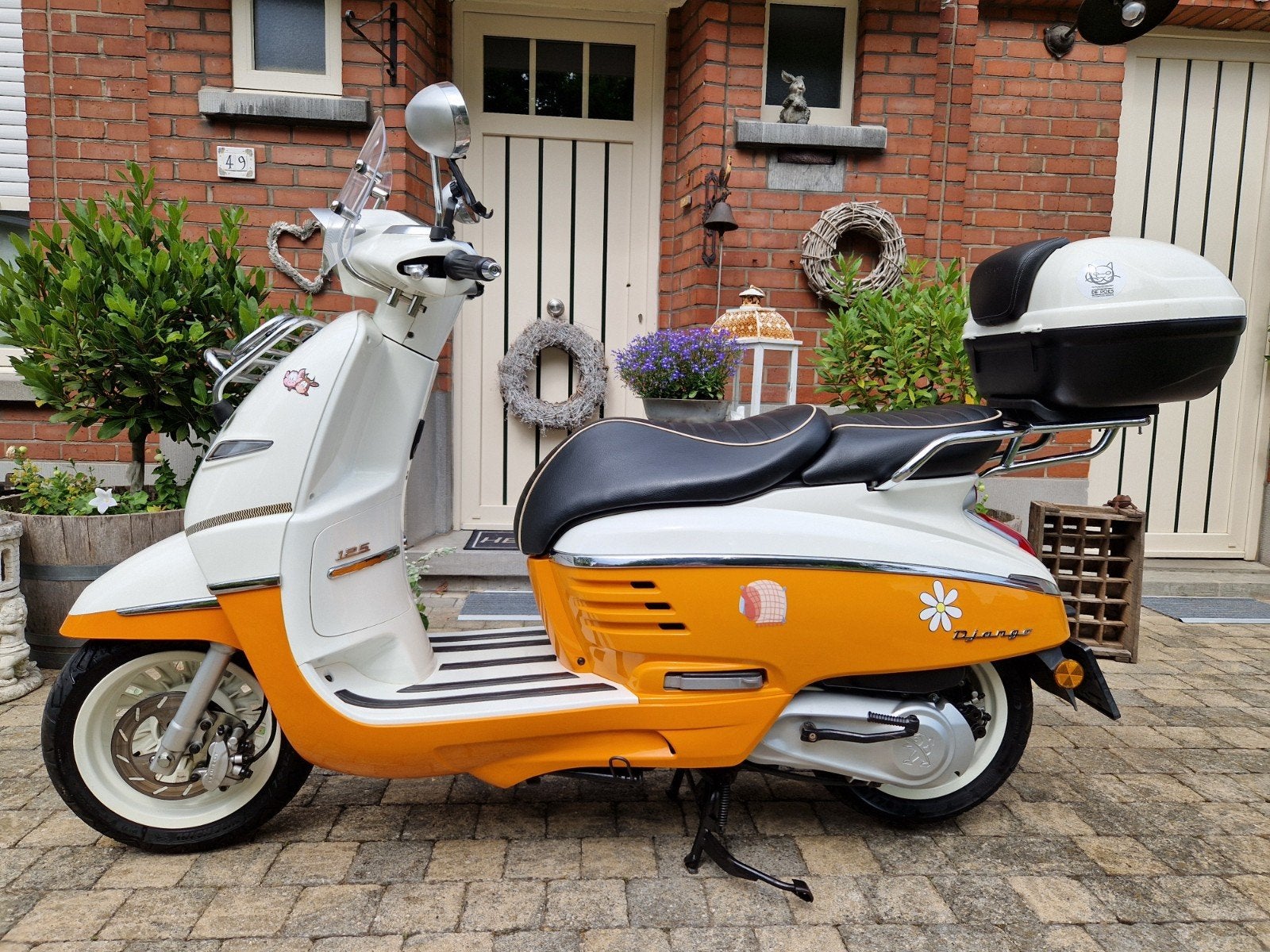 Motor 125cc peugeot django, Vélos & Vélomoteurs, Scooters | Marques Autre, 125 cm³, Classe B (45 km/h), Enlèvement, Utilisé