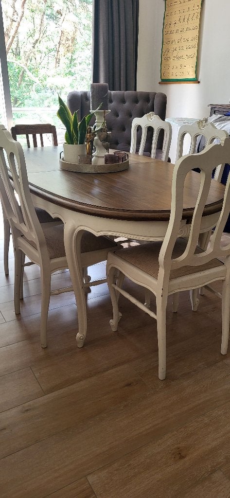Tafel met 5 stoelen, Ophalen, Gebruikt