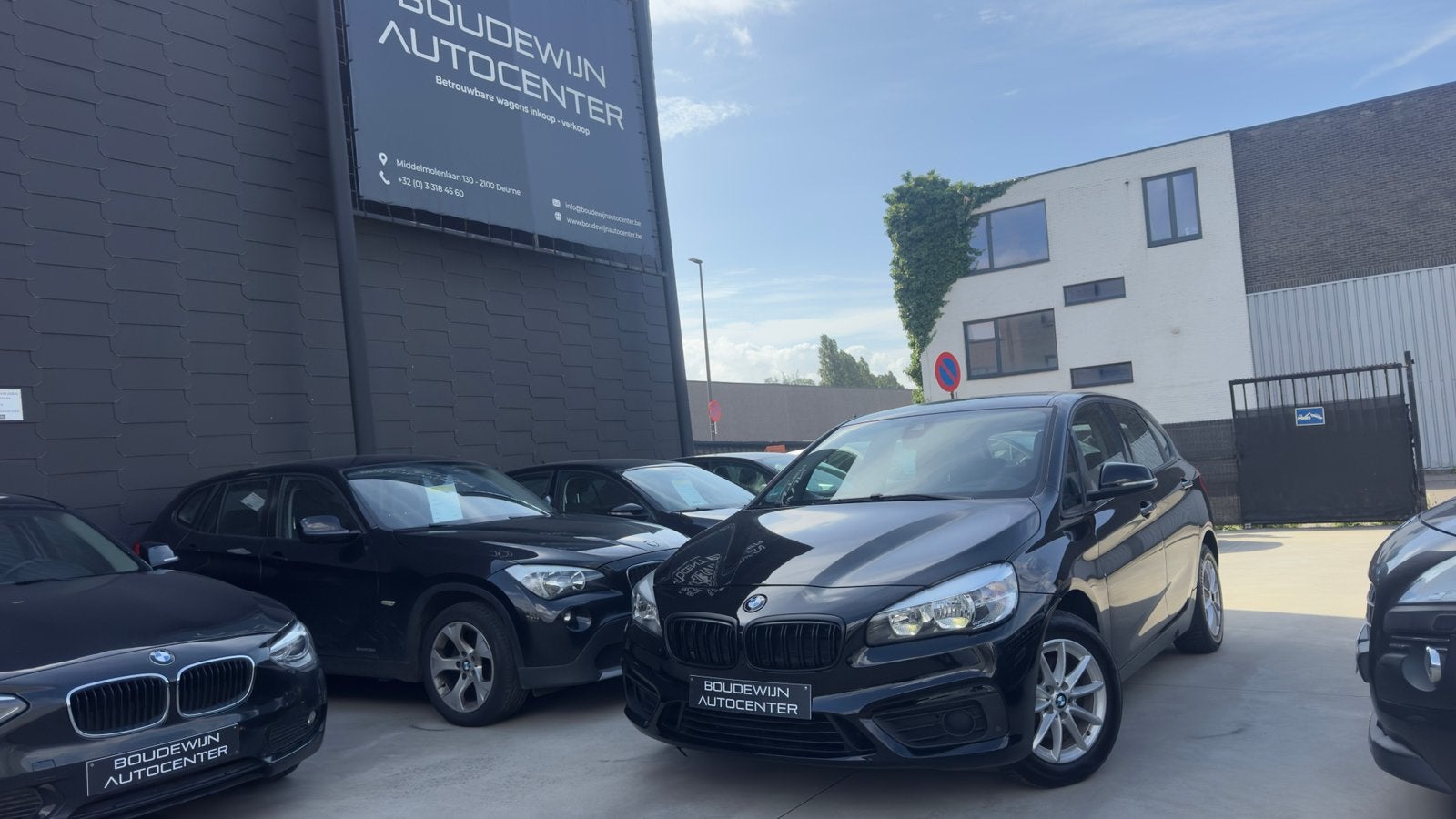 Bmw 2 serie 1.6Benzine 127.xxxkm 2016 Garantie Topstaat, Voorwielaandrijving, Stof, Zwart, Zwart
