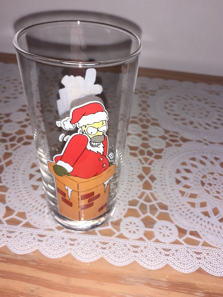 Verre de collection Les Simpsons (LU), Collections, Enlèvement, Comme neuf, Verre à soda