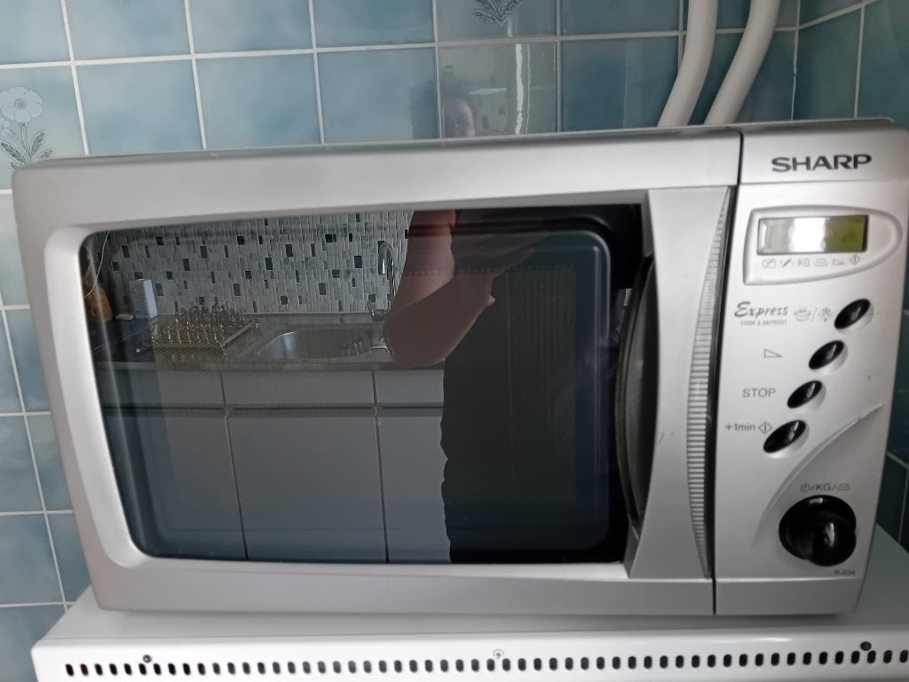Microgolfoven, Ophalen, Gebruikt, Microgolfoven, Draaiplateau