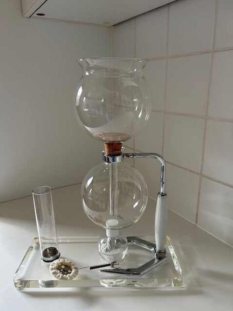Glazen Percolator type Ambiorix, Elektronische apparatuur, Ophalen, Afneembaar waterreservoir, Overige modellen, Gemalen koffie