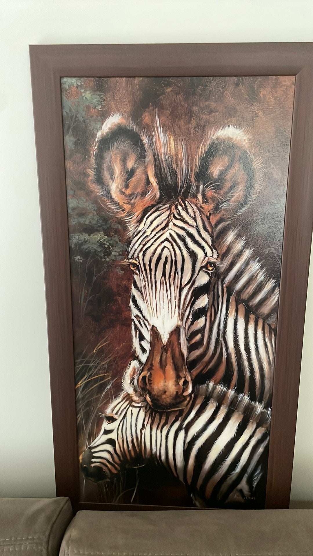 Zebra print, Huis en Inrichting, Ophalen, Zo goed als nieuw, Print