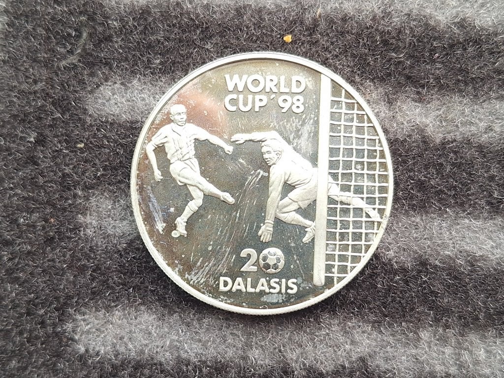 20 dalasis 1996, zilver 925, 31g, Timbres & Monnaies, Enlèvement ou Envoi, Argent