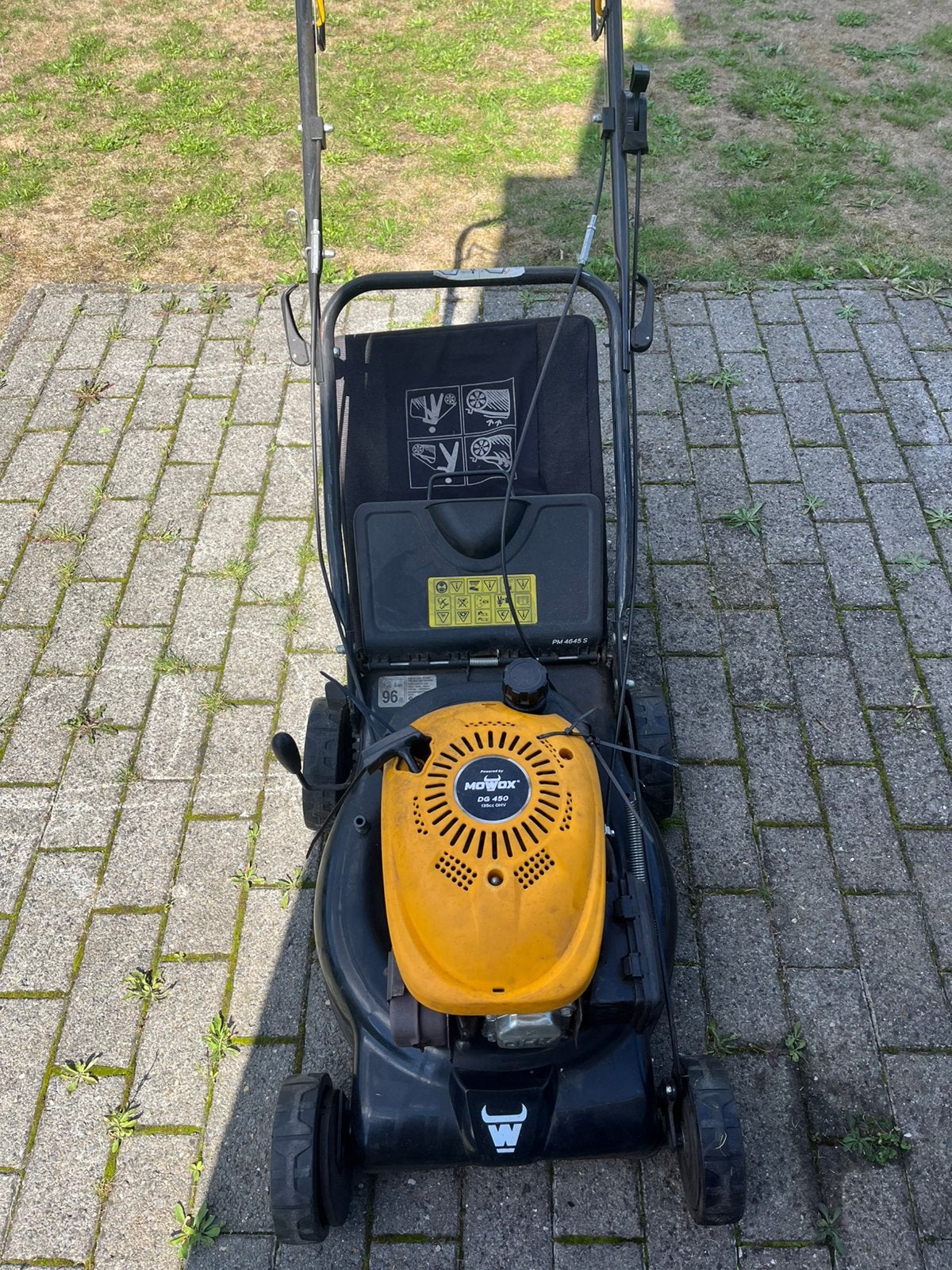 Mowox zelftrekkende grasmaaier, Tuin en Terras, Ophalen, Zo goed als nieuw