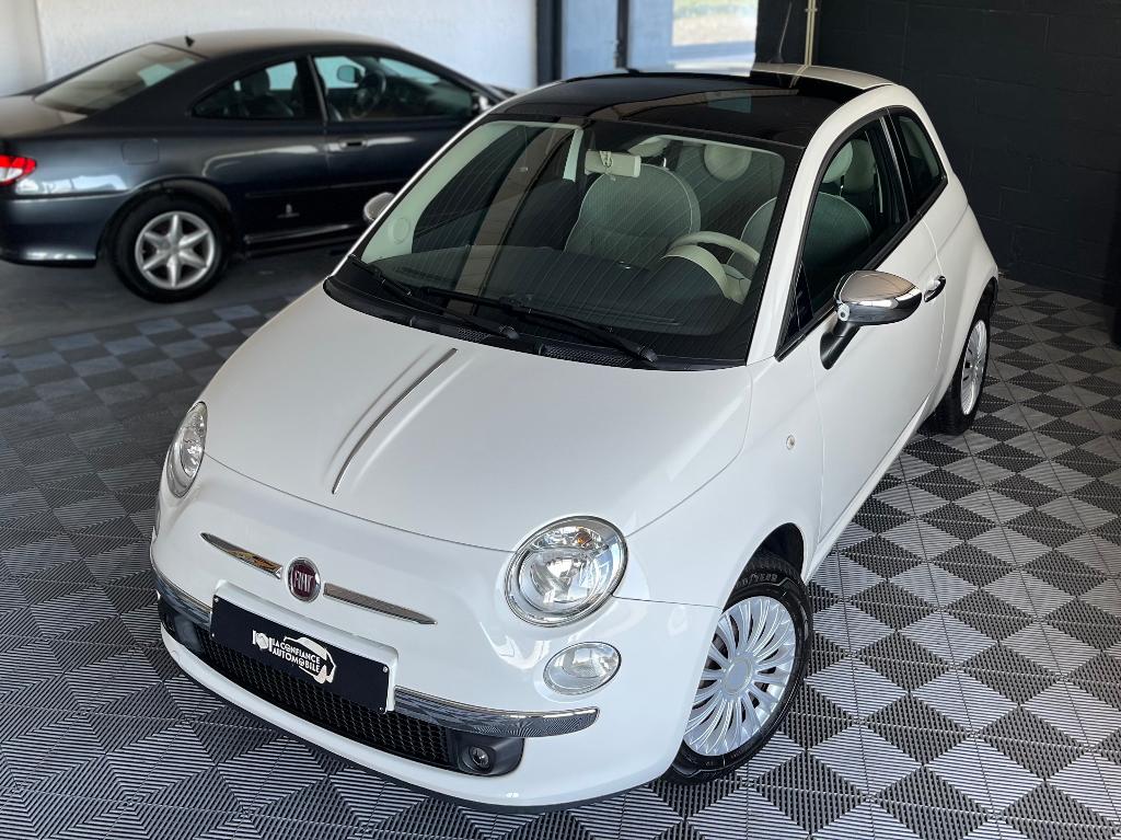Fiat 500 1.2i Lounge 1e eigenaarsgarantie 12 maanden, Voorwielaandrijving, 4 zetels, Stof, 4 cilinders