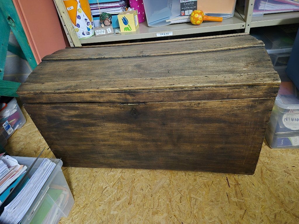 Coffre en bois, Maison & Meubles, 50 – 75, 50 à 100 cm, Comme neuf, Enlèvement