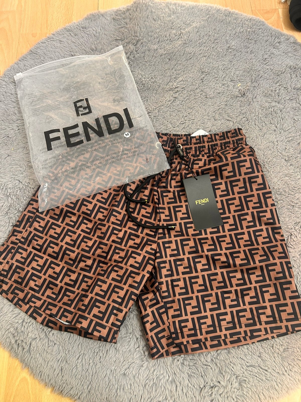 Maillot Fendi, Vêtements | Hommes, Vêtements de bain & Maillots de bain, Enlèvement, Taille 48/50 (M), Brun, Short de bain