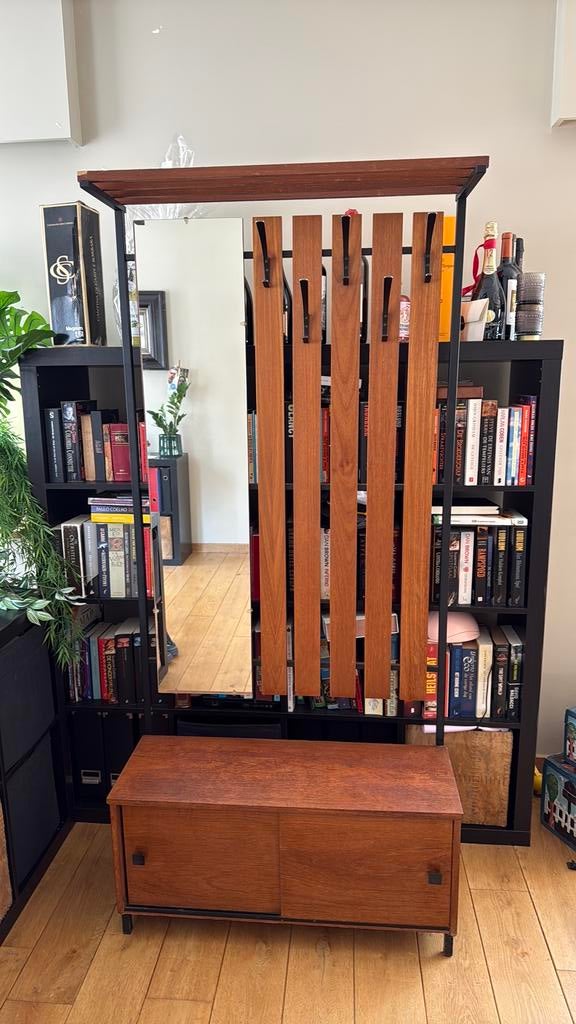 Italiaanse design kapstok jaren 70, Huis en Inrichting, Woonaccessoires | Kapstokken, Ophalen, Gebruikt, Staande kapstok, 150 tot 200 cm
