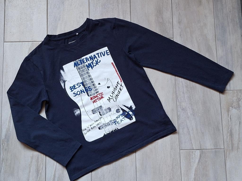 ★ M140 - Longsleeve Orchestra, Kinderen en Baby's, Kinderkleding | Maat 140, Gebruikt, Ophalen of Verzenden, Shirt of Longsleeve
