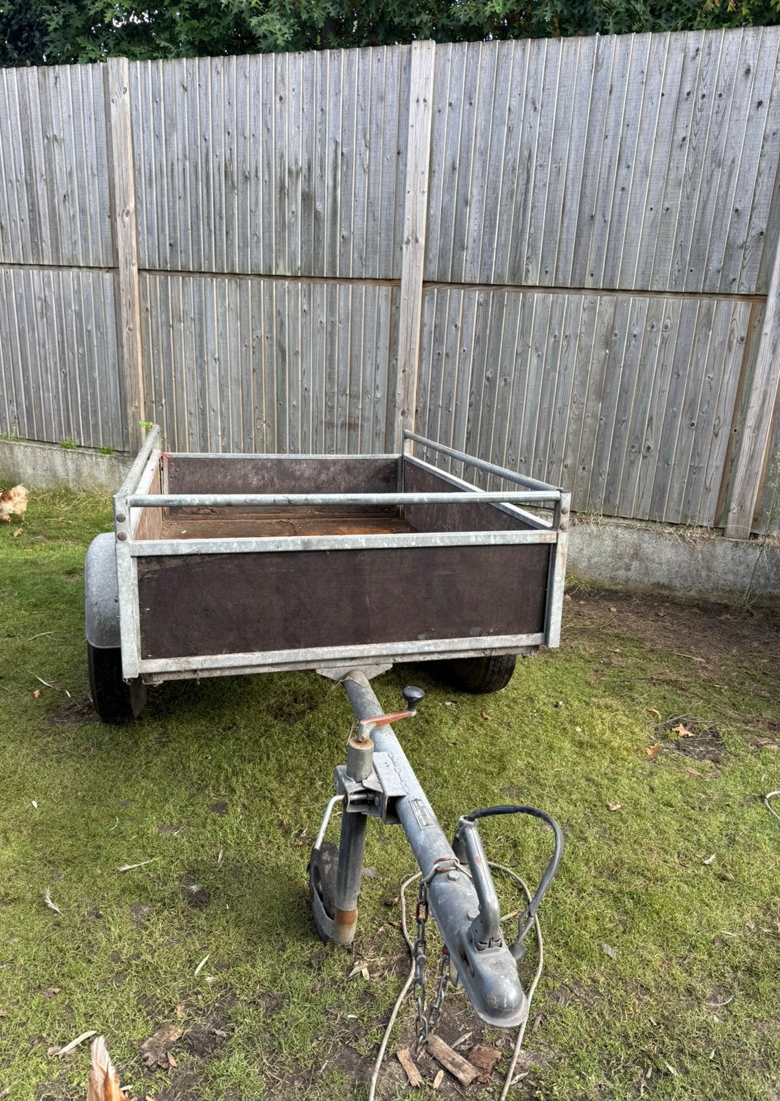 Saris Remorque Remork Aanhangwagen  SARIS ongeremd 750kg, Ophalen, Zo goed als nieuw, Hout