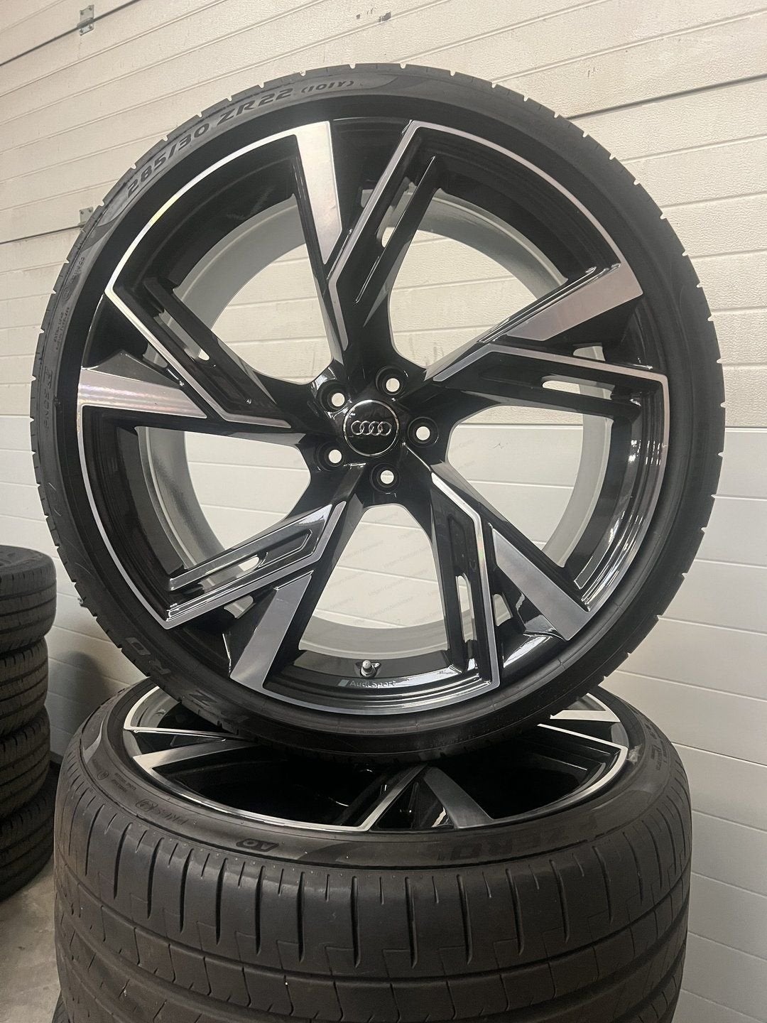 22’’ audi a6 s6 rs6 velgen zomerbanden origineel Demo set, Pneus et Jantes, 285 mm, Véhicule de tourisme, Pneus été