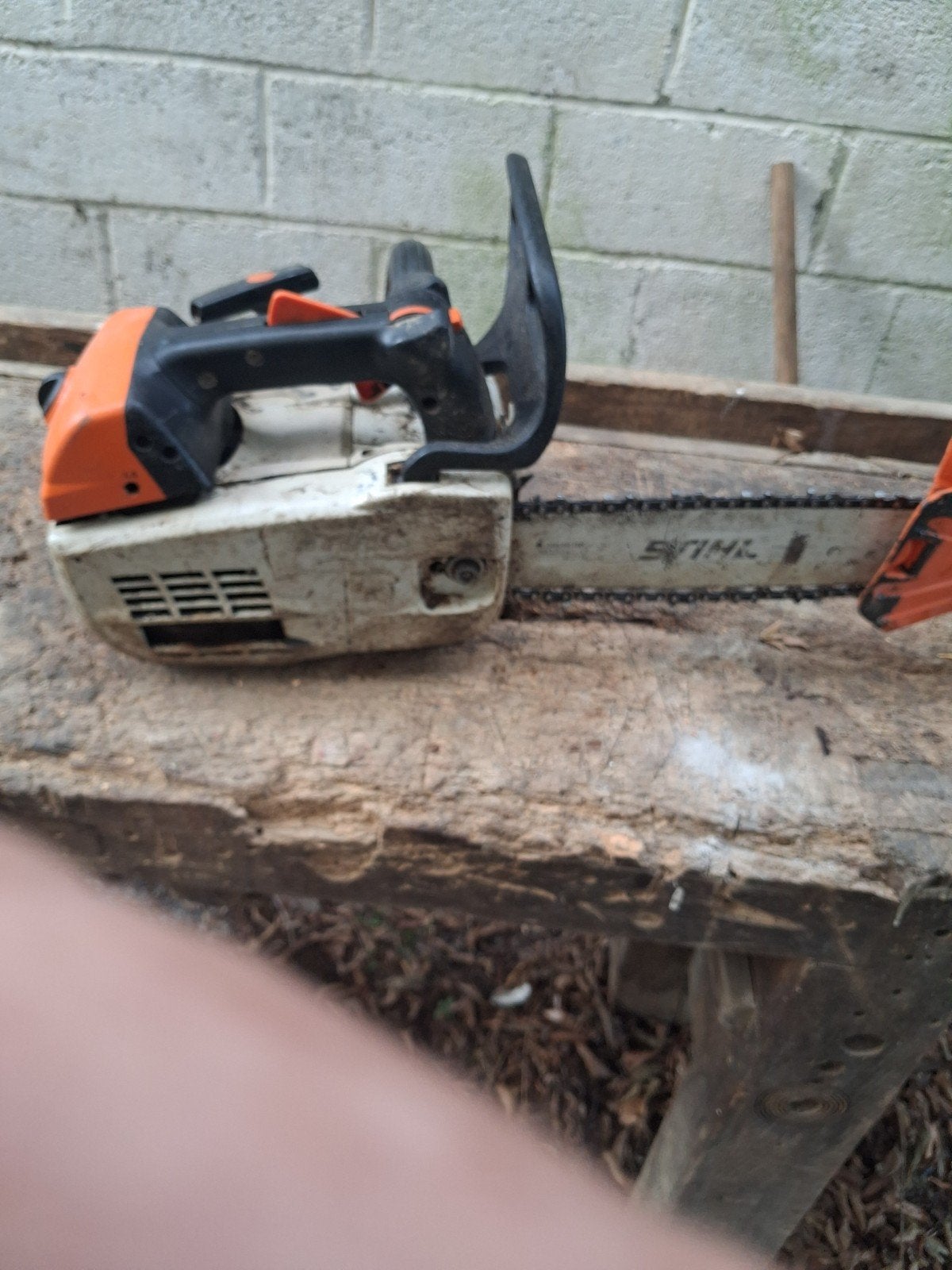 tronçonneuse  ms200, Jardin & Terrasse, Enlèvement, Utilisé, Autres types, Stihl  ms200