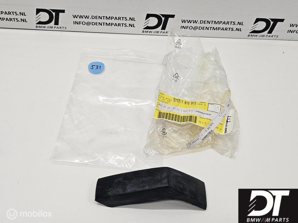 Rubber buffer LINKS BMW E9 51121810973, Nieuw, Ophalen of Verzenden, Achter, Bumper