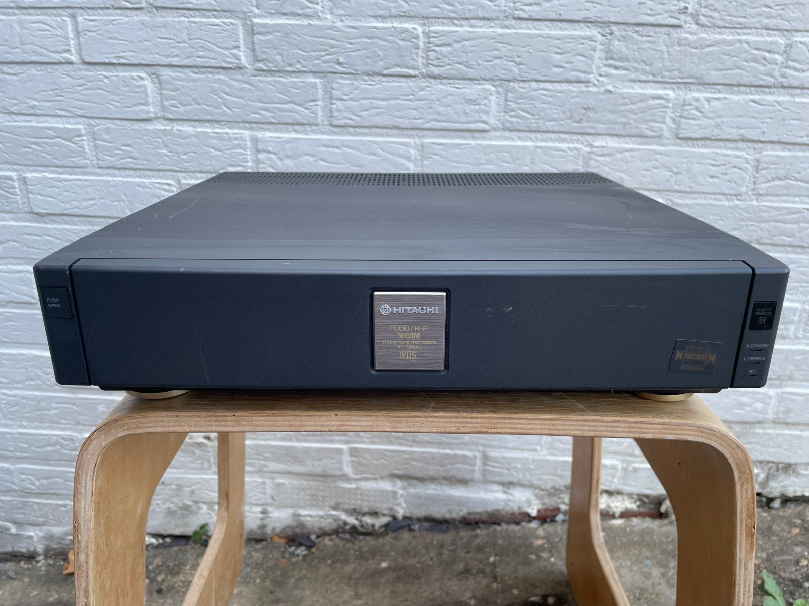 Hitachi Videospeler VT-F860E, TV, Hi-fi & Vidéo, Lecteurs vidéo, Enlèvement, Utilisé, Lecteur ou enregistreur VHS