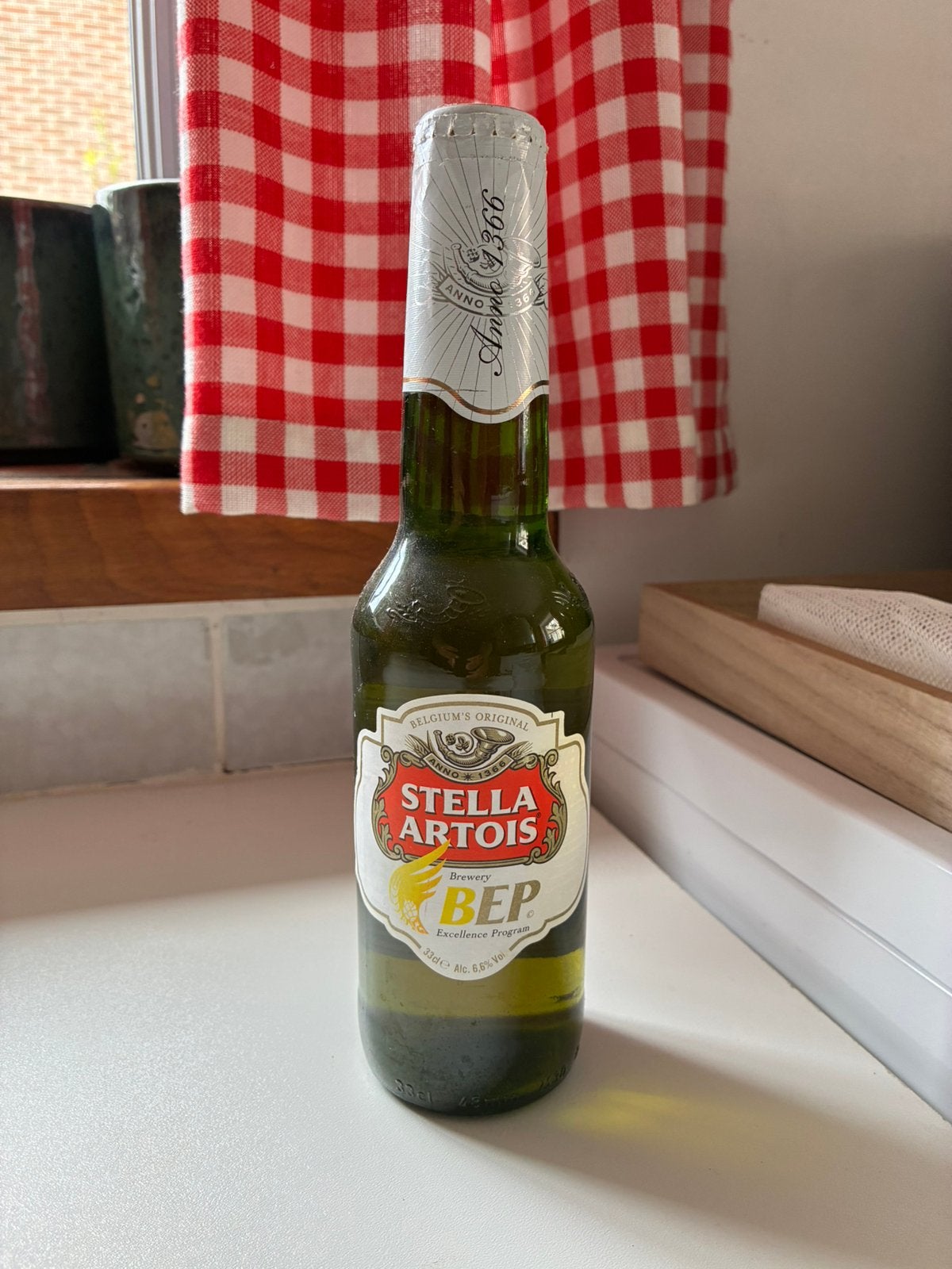 ZELDZAAM: Stella Artois BEP Ongeopend!, Ophalen of Verzenden, Zo goed als nieuw, Flesje(s), Stella Artois