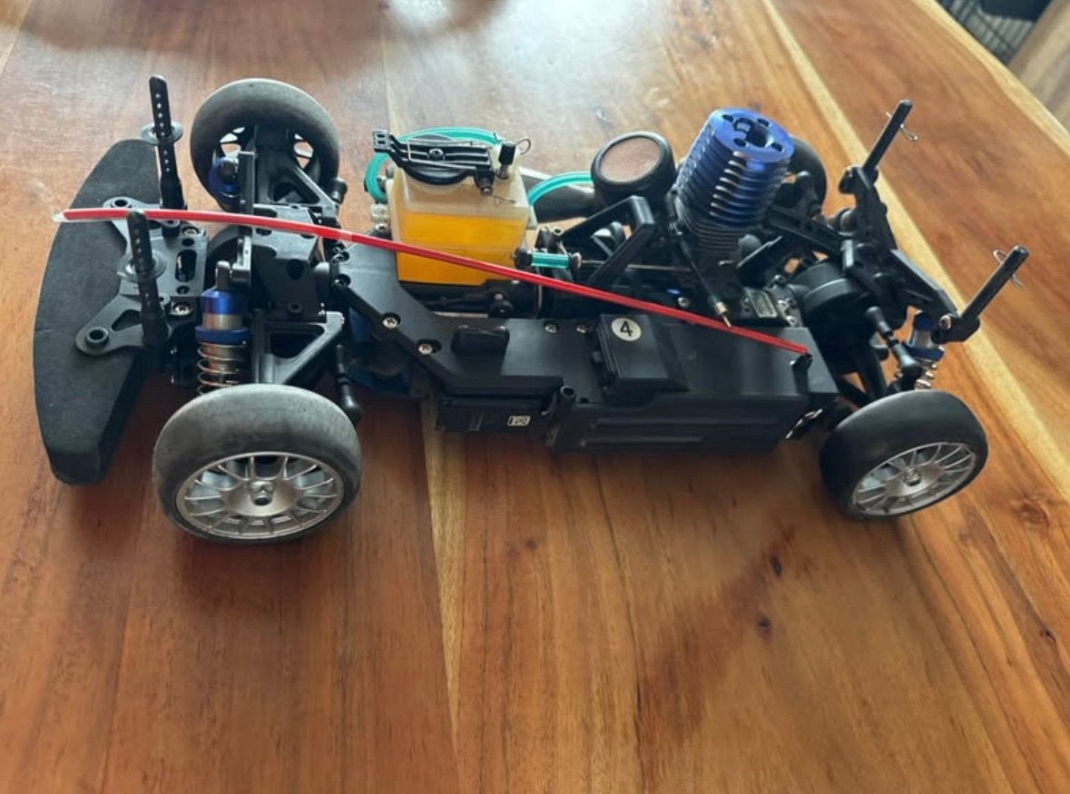 Kyosho 1/10 Nitro BMW M3 GTR – compleet pakket, Ophalen, Zo goed als nieuw, Nitro