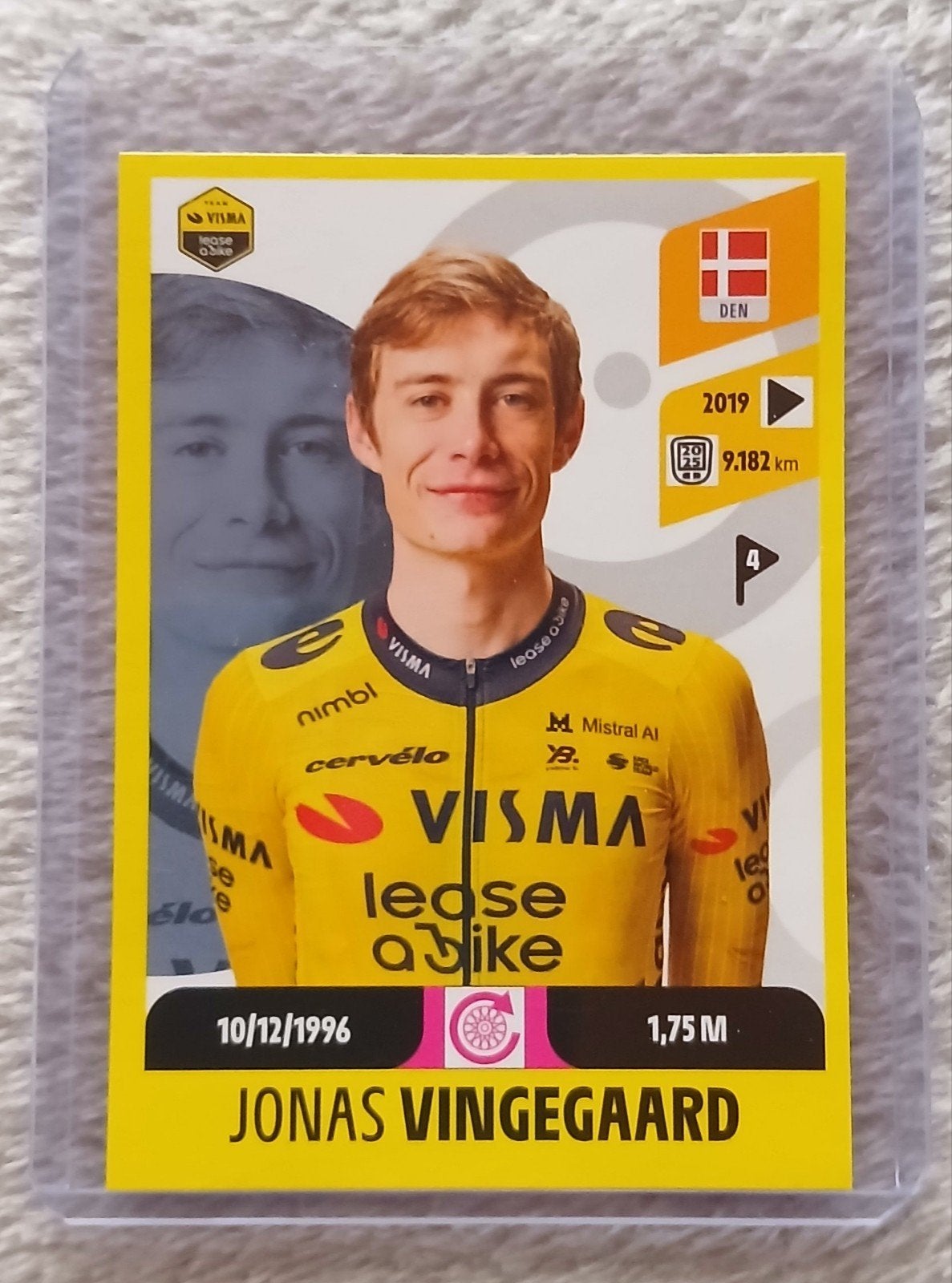Panini Tour de France 2026 Jonas Vingegaard, Envoi