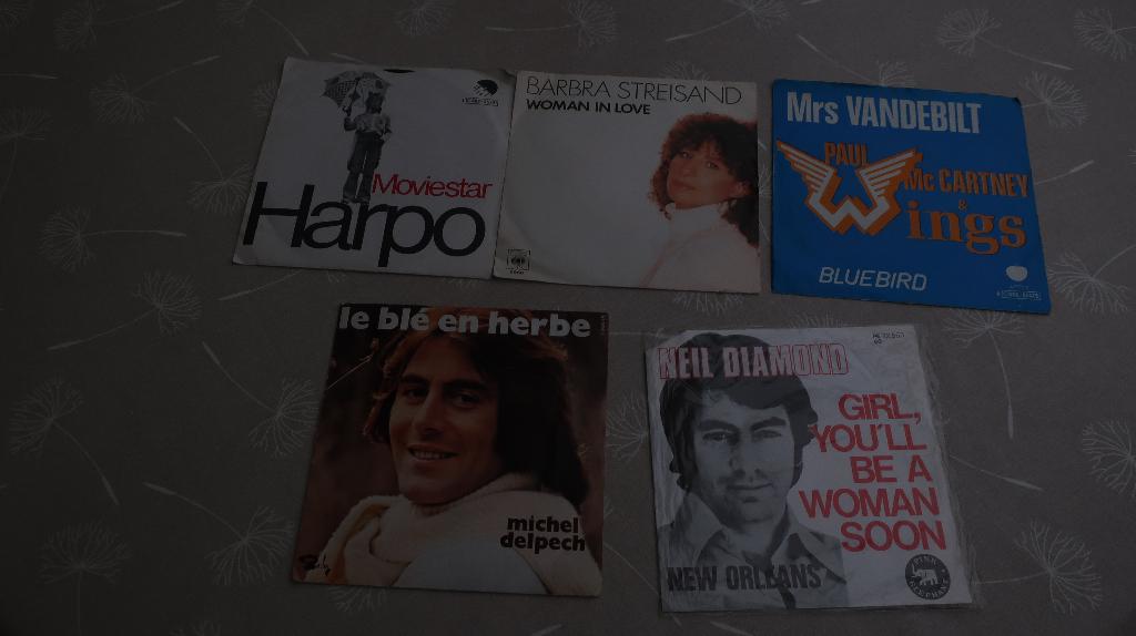 5 singles vinyl, Ophalen of Verzenden, Gebruikt, Pop, Single
