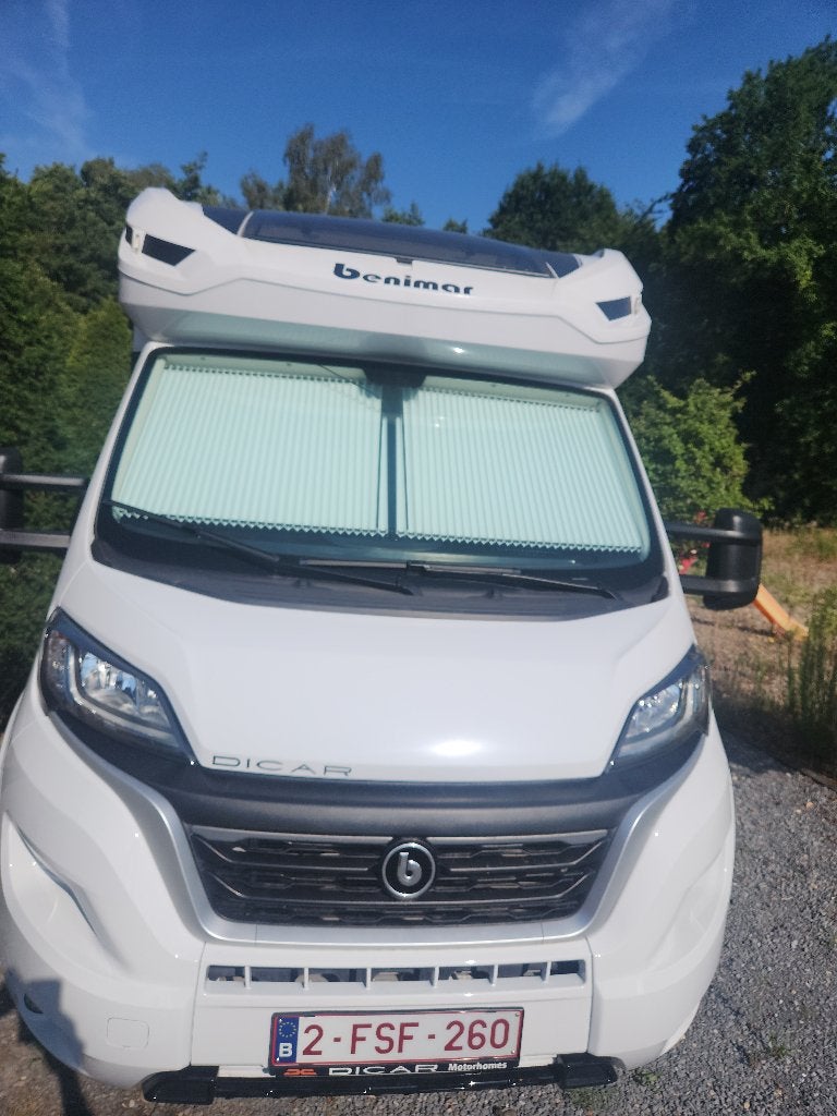 Benimar mileo 263, Caravans en Kamperen, Airbags, Ringverwarming, Luifel, Fiat