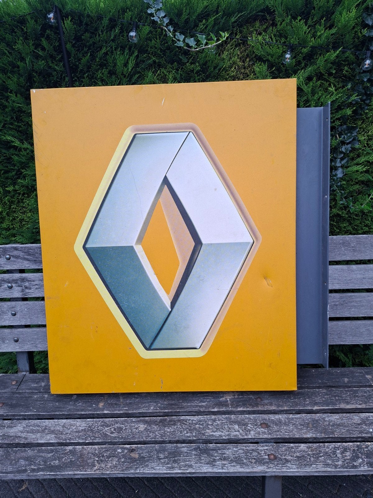 groot dealerbord gevelbord reclame Renault, Auto-onderdelen, Ophalen, Renault