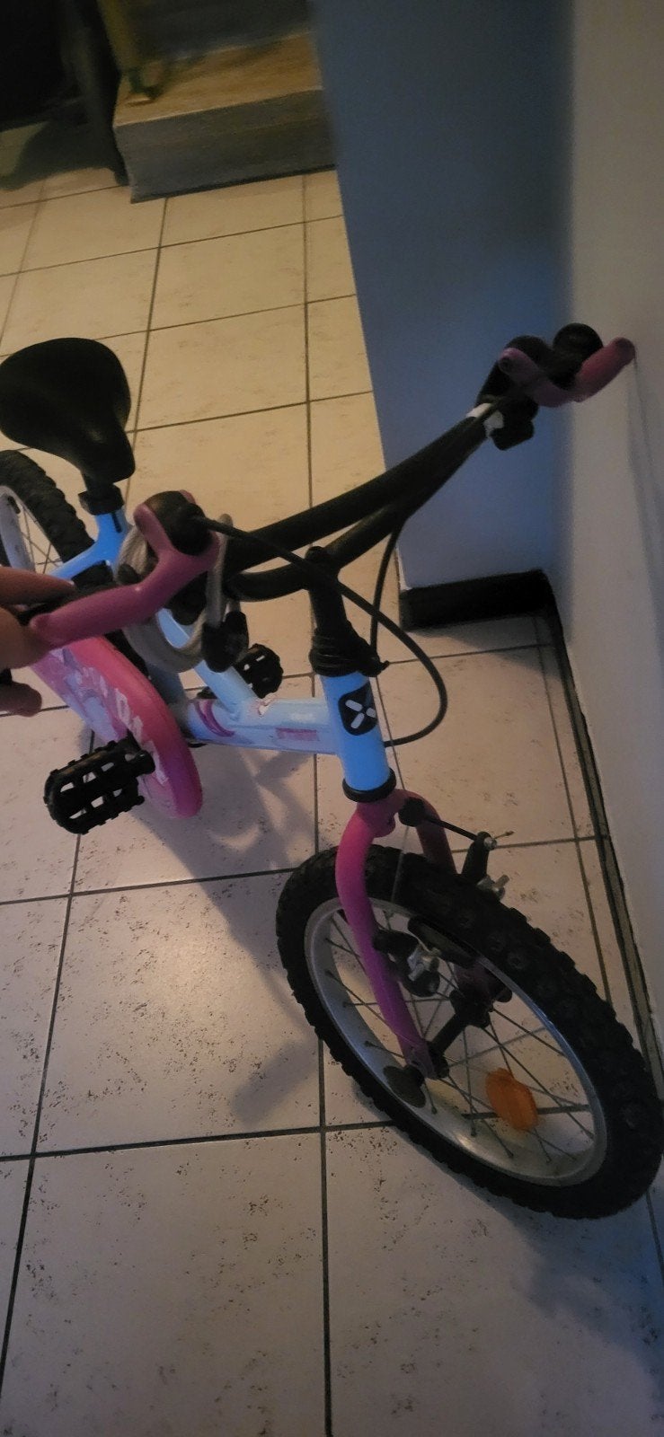 vélo fille 16 pouces, Vélos & Vélomoteurs, Enlèvement ou Envoi, Utilisé, 16 à 20 pouces