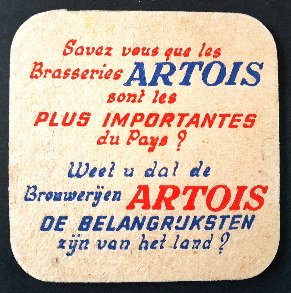 Brasserie Stella Artois Sous Bock, Verzamelen, Verzenden, Gebruikt, Viltje(s), Stella Artois