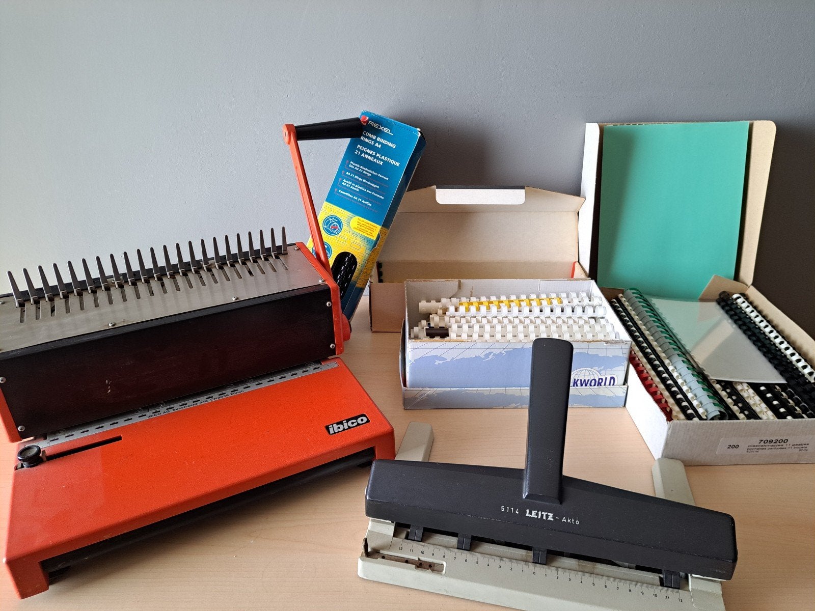 inbindmachine, Ophalen