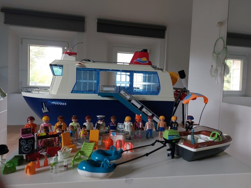 cruiseschip playmobil + extra, Ophalen, Zo goed als nieuw, Complete set, Boot/Schip