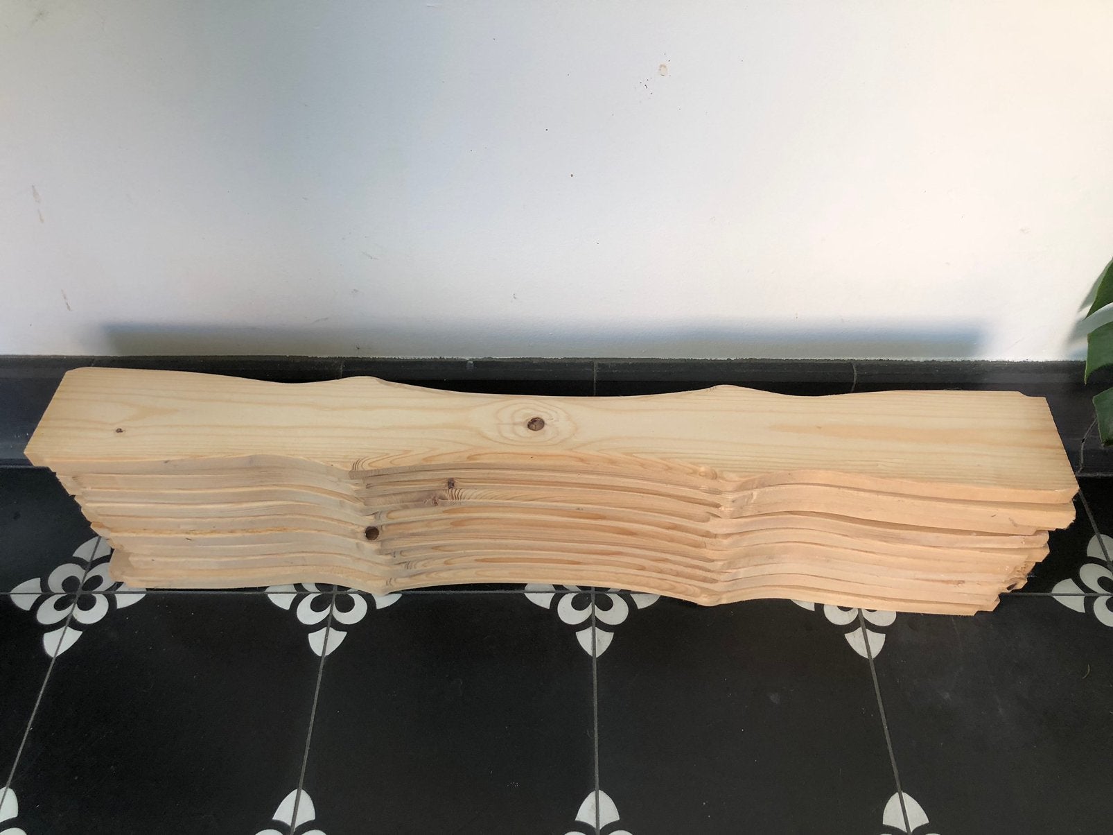 set 8 x grenen plank lat balustrade 68x8x1,5, Minder dan 25 mm, Grenen, Ophalen of Verzenden, Zo goed als nieuw