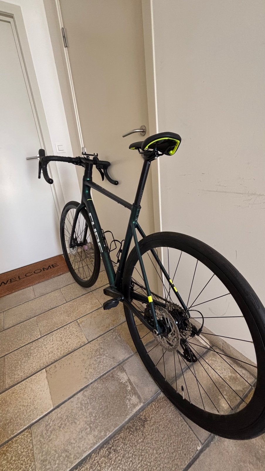 Cube Attain SLX – maat 56, Fietsen en Brommers, Carbon, Heren, Zo goed als nieuw, Ophalen